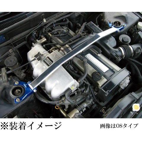 剛性]R32 スカイライン(フロント)用PGタワーバー[カワイ製作所製 