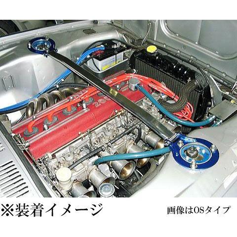 剛性]GC10 スカイライン-ハコスカ-(フロント)用STDタワーバー[カワイ 