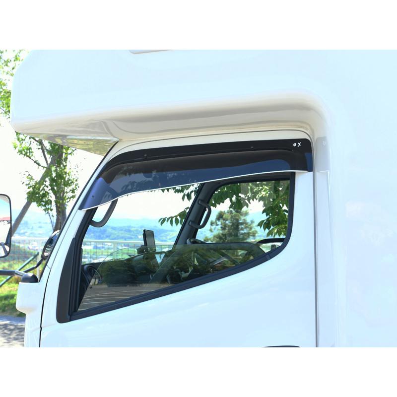 OXバイザー]Y200系 カムロード(H13〜)フロント用大型ドアバイザー