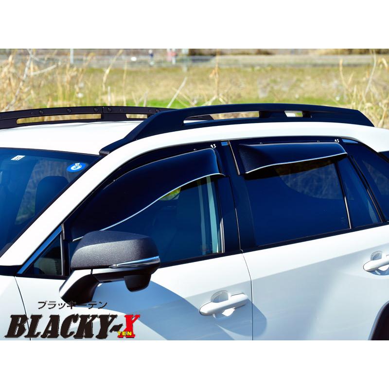 オーク 04 OXバイザー]AXAP54 RAV4 PHV(R2/06～)フロント用大型ドアバイザー