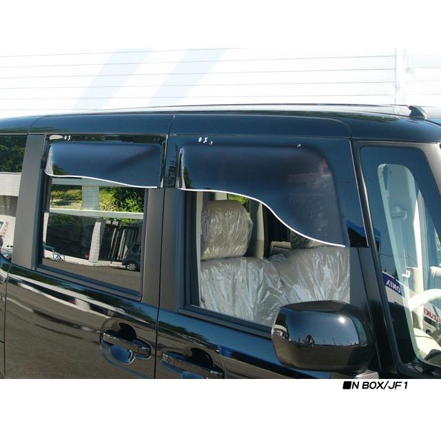 OXバイザー]ML21S ルークス(リア)用オックスバイザー(ブラッキーテン 