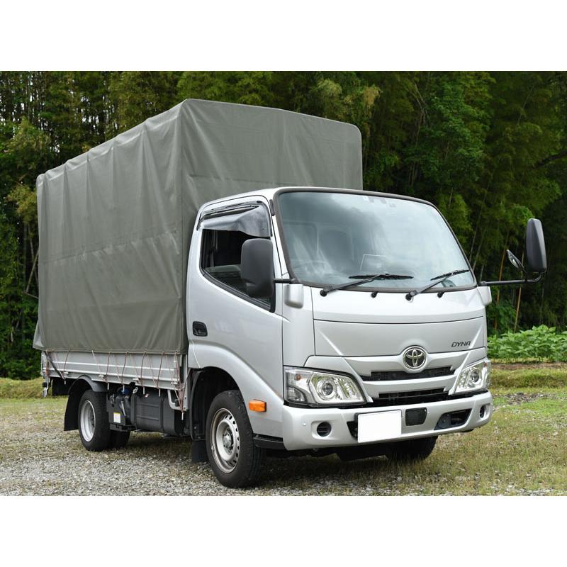 OXバイザー]U300_U600_C600系 デュトロ 標準キャブ(H11/5〜)フロント用 