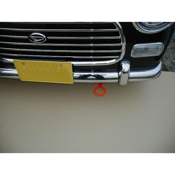 【牽引フック】L700系 ミラ・ジーノ(フロント)用レーシングフック(固定式)[カワイ製作所製]