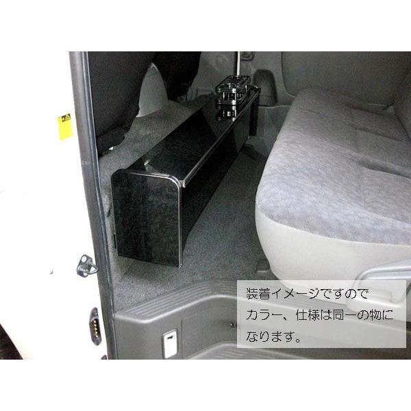 200系ハイエース用セカンドシートボックス(BKレザー/ウーハー付
