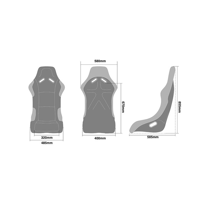 G-Bring]フルバケシート＆シートレールセット［ZN6_86_助手席用 