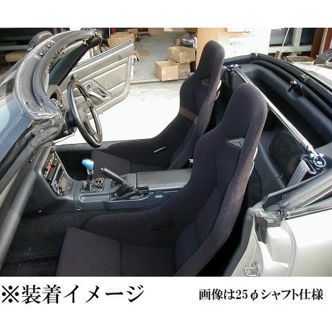 剛性]EA11R/EA21R カプチーノ 22φ(リア)用ピラーバー[カワイ製作所製