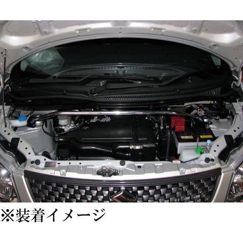剛性]MH23S ワゴンR(フロント)用STDタワーバー[カワイ製作所製
