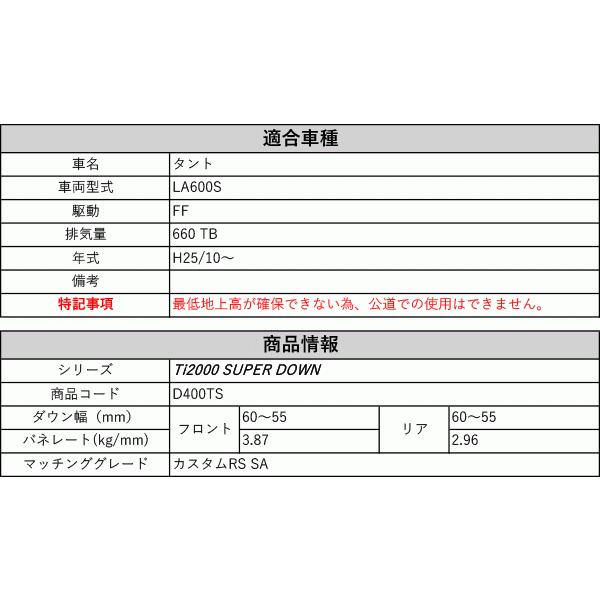 RS-R DOWN スプリング L385S/LA610S用 商品検索