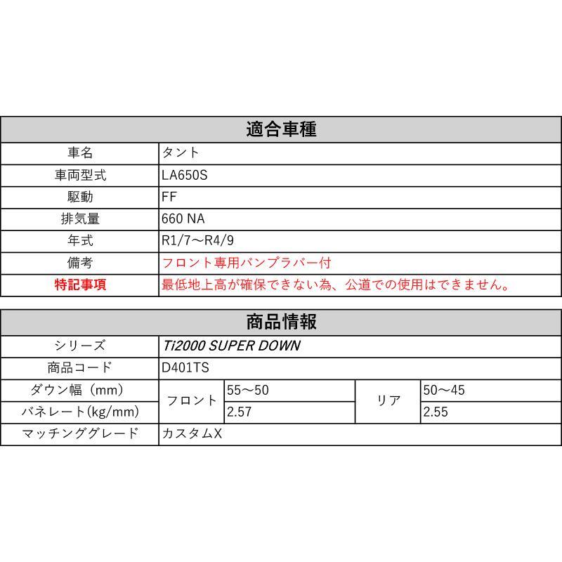 RS-R_Ti2000 SUPER DOWN]LA650S タント_カスタムX(2WD_660 NA_R1/7