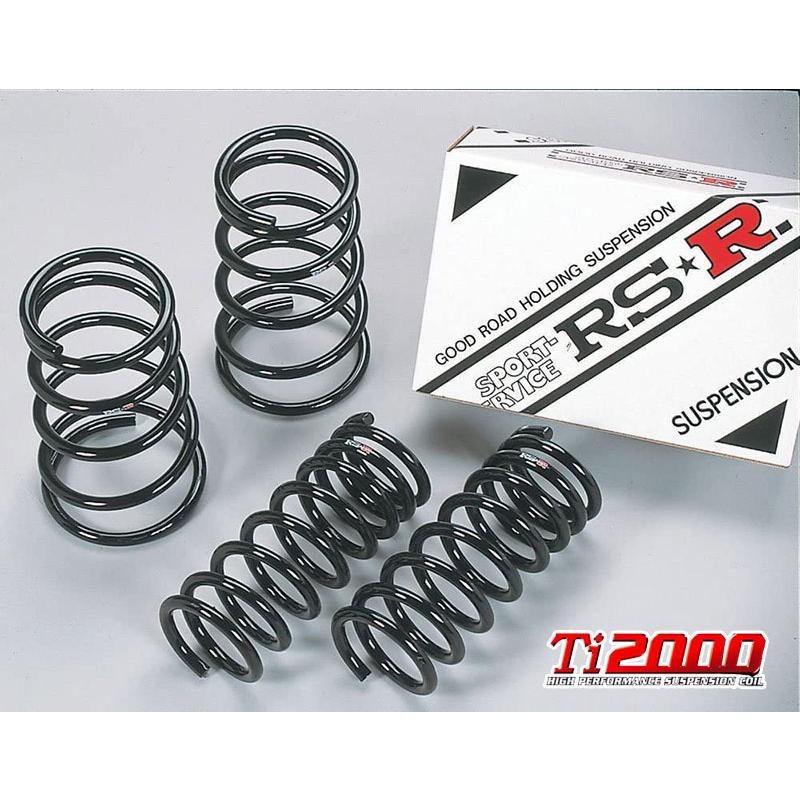 [RS-R_Ti2000 SUPER DOWN]BG9 レガシィツーリングワゴン(4WD_2500 NA_H5/10〜H10/5)用競技専用ダウンサス[F629TS]