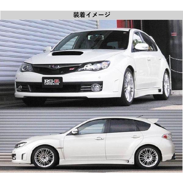 [RS-R_Ti2000 DOWN]GRF インプレッサ_WRX STI Aライン(4WD_2500 TB_H21/2〜)用車検対応ダウンサス[F650TW]_3