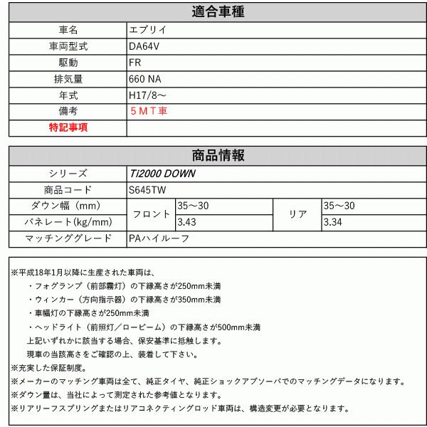 RS R Ti DOWNDAV エブリイ PAハイルーフ 5MT車2WD  NA H