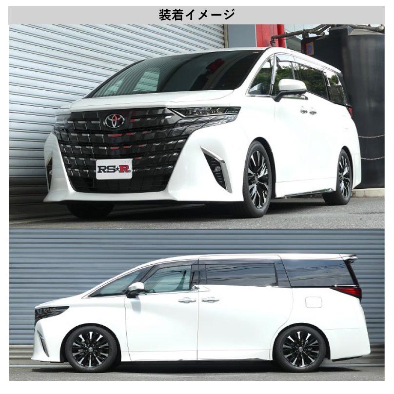 40アルファード用RS-R DOWN スプリング AAHH45W ブラック RS-R_RS☆R DOWN]AAHH45W アルファードハイブリッド_