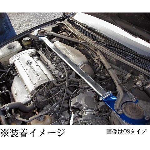 剛性]AE101/AE111 カローラレビン(フロント)用OSタワーバー[カワイ