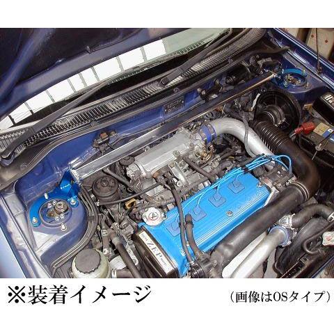 スターレット 前後タワーバー  ep91 剛性]EP91 スターレット(フロント)用PGタワーバー[カワイ製作所製