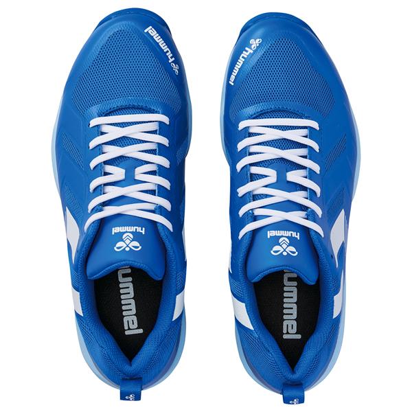 hummel（ヒュンメル） インドアソルジャー NEO2 ブルー×ホワイト