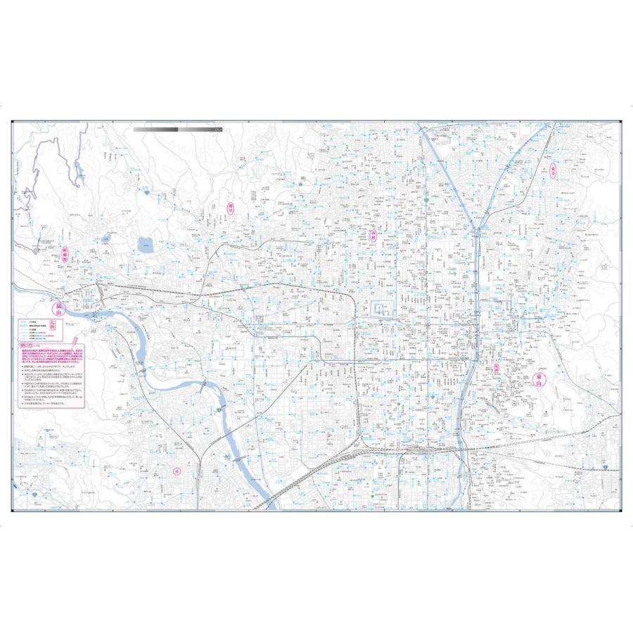 My Map KYOTO 京都白地図【京都観光・旅行計画・修学旅行の自主研修・事前学習・班別研修などのおすすめコース・スポット作成に】｜uniplan0128｜02