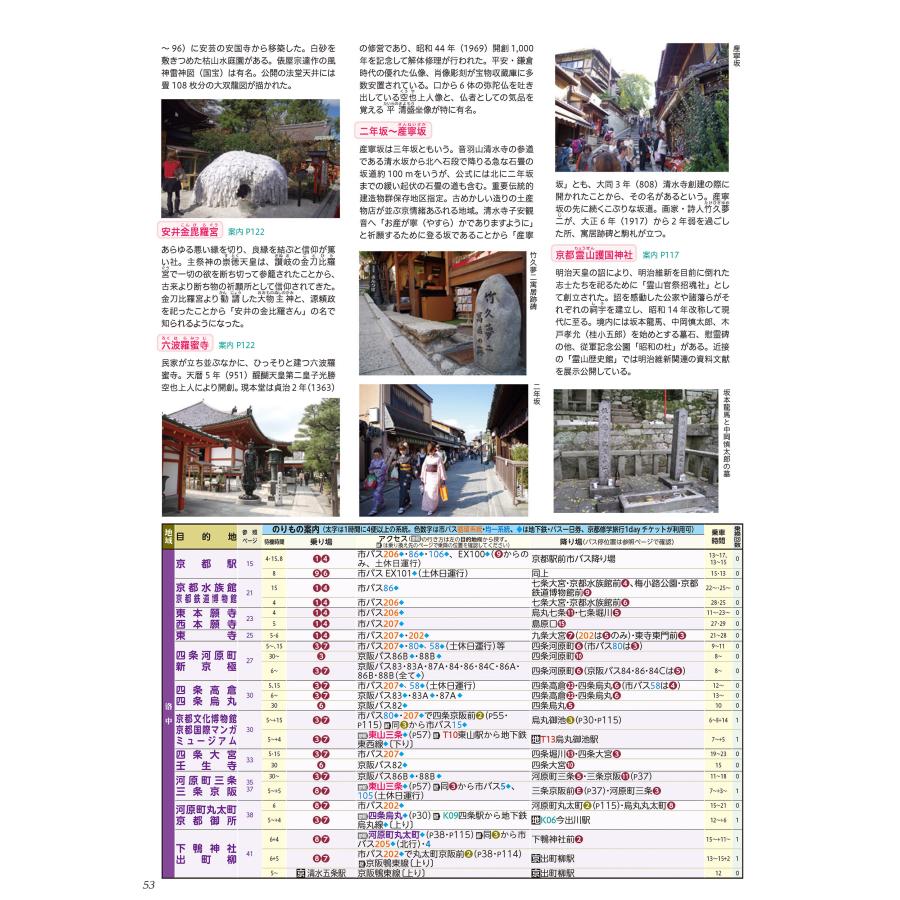 京都観光のりもの案内 「乗る&歩く京都編 2025〜2026」(約490の時刻表