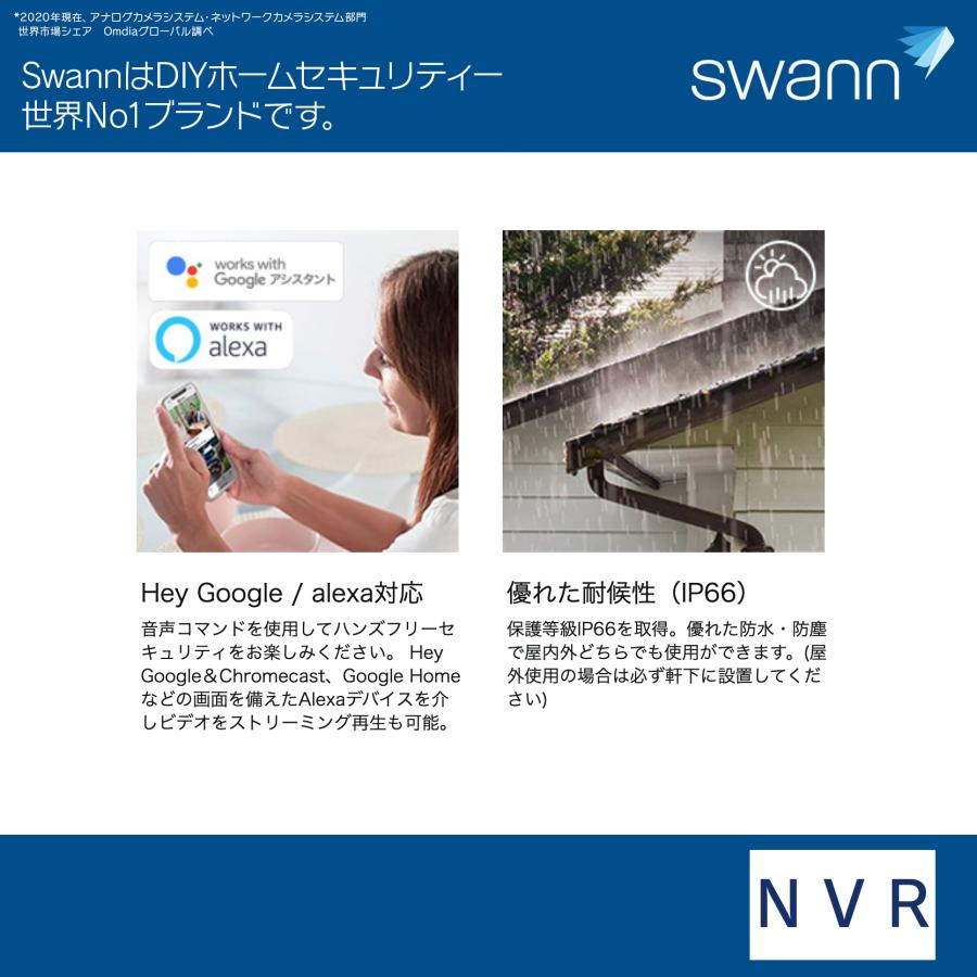 swann 防犯カメラ ユニーク｜SwannはセキュリティDIYで世界No.1のブランド｜防犯