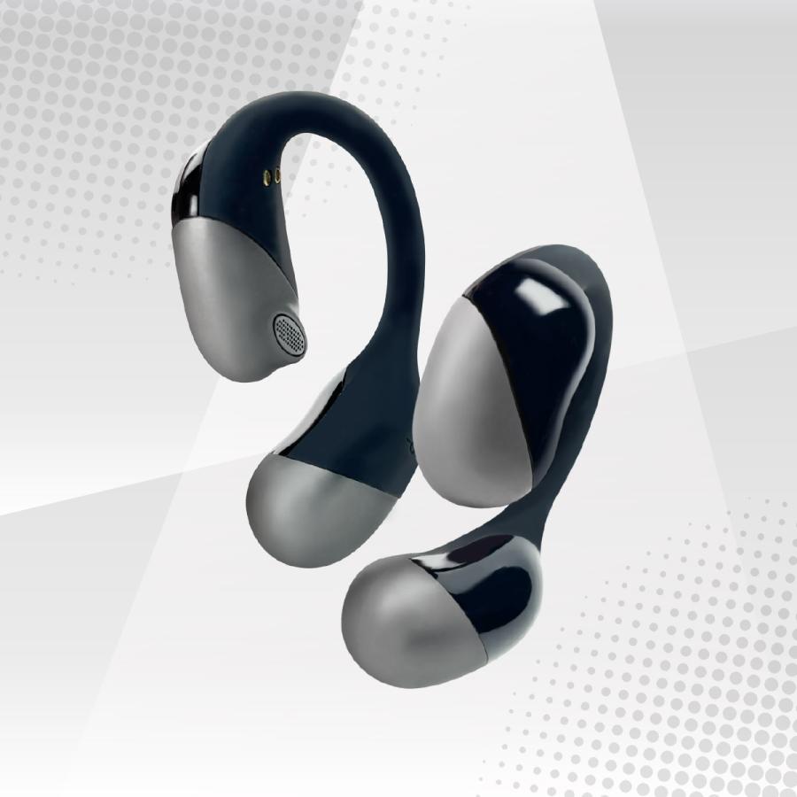 PROMETHEUS AUDIO オープンイヤー ワイヤレスイヤホン Bluetooth5.3 マイク付き IPX4防水性能 最大30時間 バッテリー搭載ケース付属 UQ-PAS20PRO-BL |  | 19