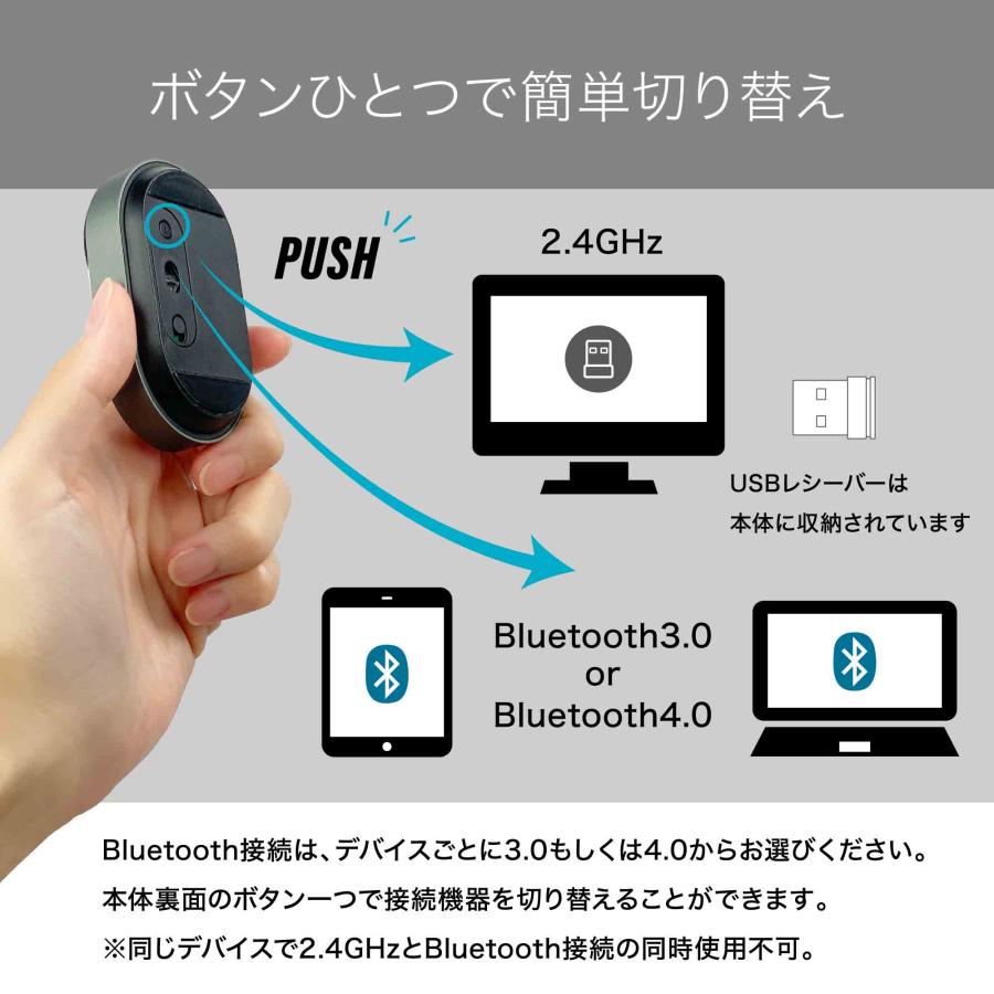 Rapoo M600mini Bluetooth マルチデバイス対応 ワイヤレスマウス 電池式 無線マウス コンパクト 軽量 |  | 05
