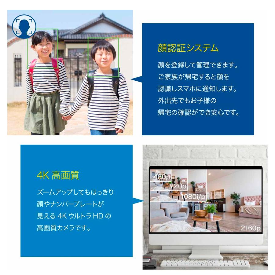 Swann 防犯カメラ NVRレコーダー 増設用カメラ 4K 屋内外 IP66対応 セキュリティカメラ SONHD-887MSB