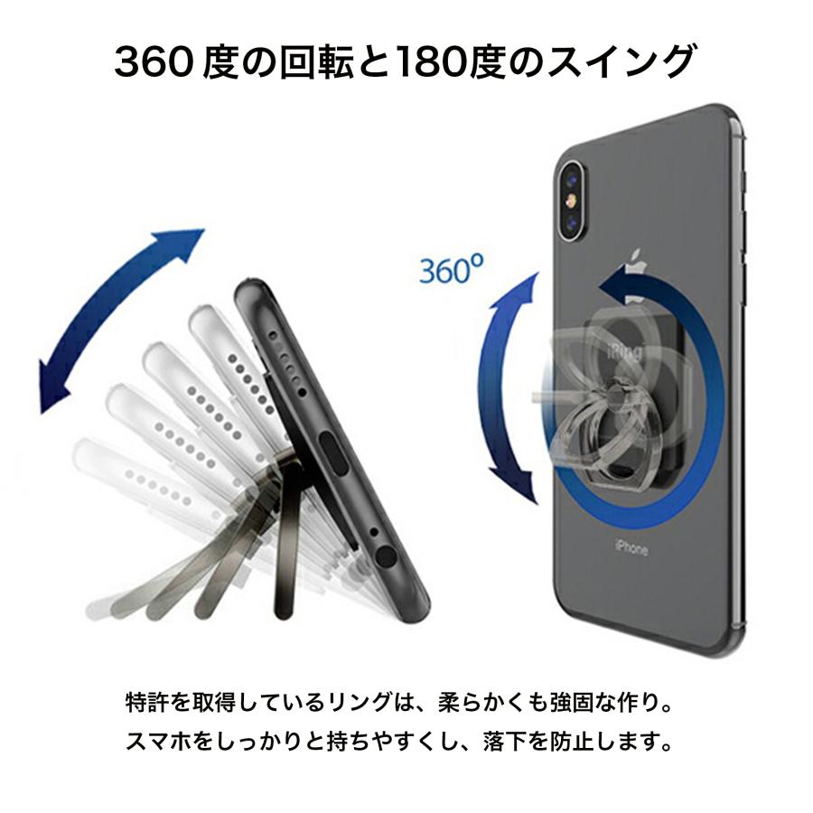 iRing Limited Edition 限定版 アイリング スマホリング 韓国 AAUXX セーフティグリップ ＆ ポータブルスタンド | iRing | 04