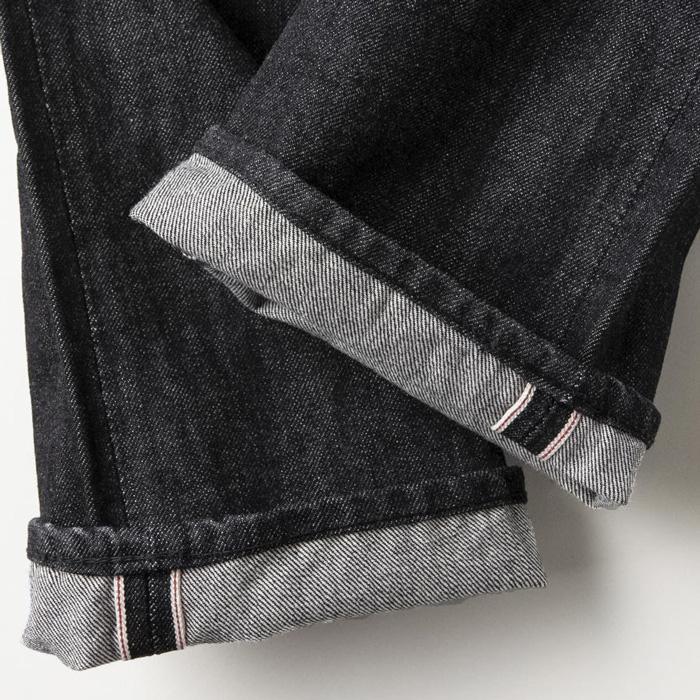 FULLCOUNT フルカウント 1101BK Straight Black Selvedge Denim
