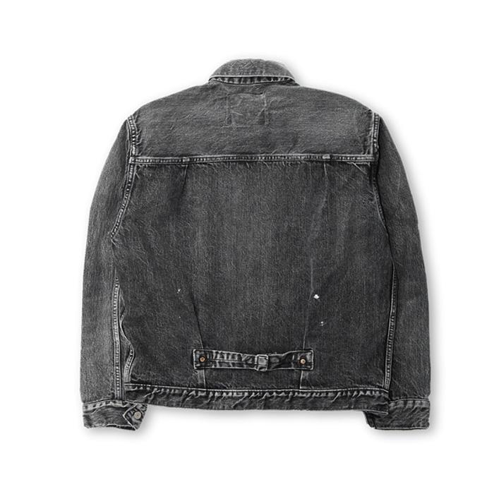 FULLCOUNT フルカウント 2107BKHW Type 1 Black Denim Jacket Dardford (24SS:Limited Collection）デニムジャケット 2024年春夏 送料無料｜unique-jean｜03