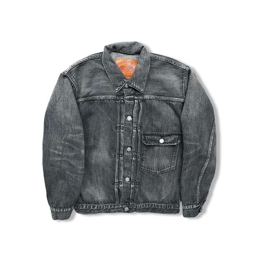 FULLCOUNT（フルカウント） 2107BKSSHW Type 1 Black Denim Jacket