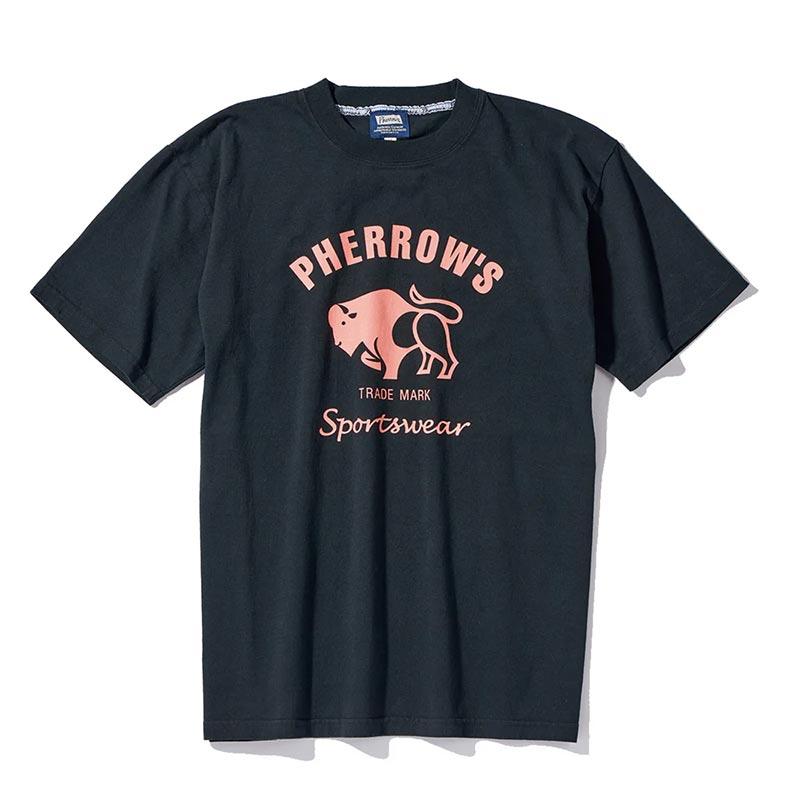 Pherrow's フェローズ Tシャツ Pherrow's（フェローズ） 25S-PT2 バッファロー プリントTシャツ