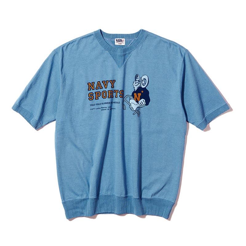 Pherrow's（フェローズ） 25S-PVGT2 U.S.NAVY Tシャツ W.デニム メンズ