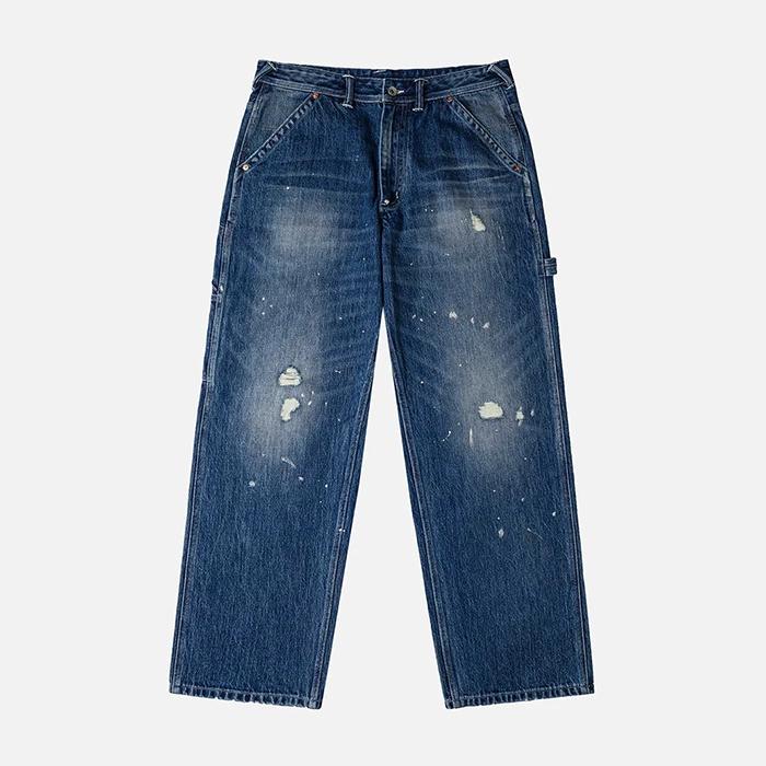 EVISU EVISU(エヴィス) ウォッシュ＆ダメージ大黒プリントリラックス