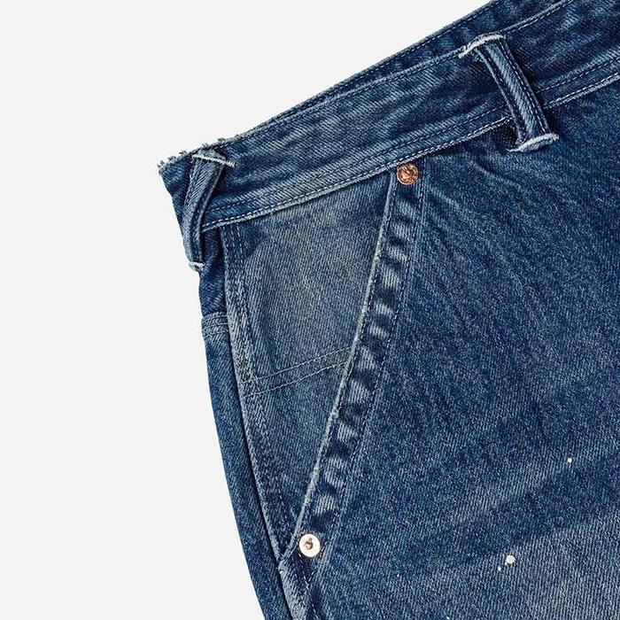 EVISU EVISU(エヴィス) ウォッシュ＆ダメージ大黒プリントリラックス