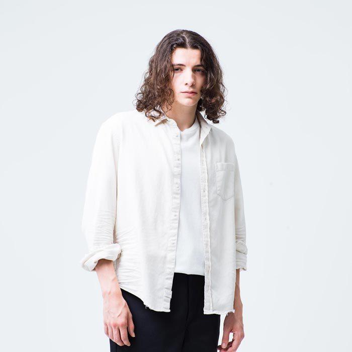 Frank&Eileen LUKE 長袖シャツ 日本限定モデル 白デニム 楽天市場
