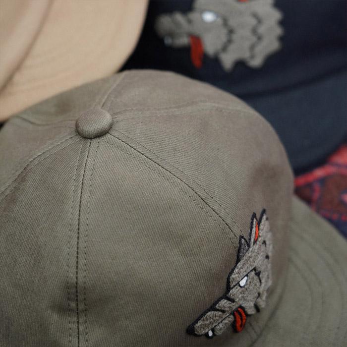 Mr.FATMAN ミスターファットマン 5233005 Wolf HandChainStitch cap