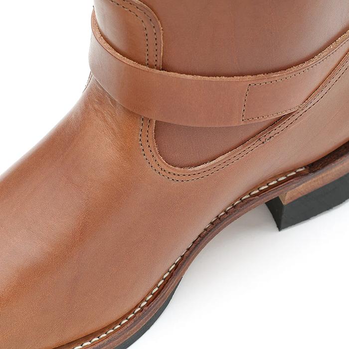 BILTBUCK(ビルトバック)Lot.603LTD Engineer Boots “The Pioneer” - Heritage Vachetta Double Shoulder -Brown×Brass-の画像
