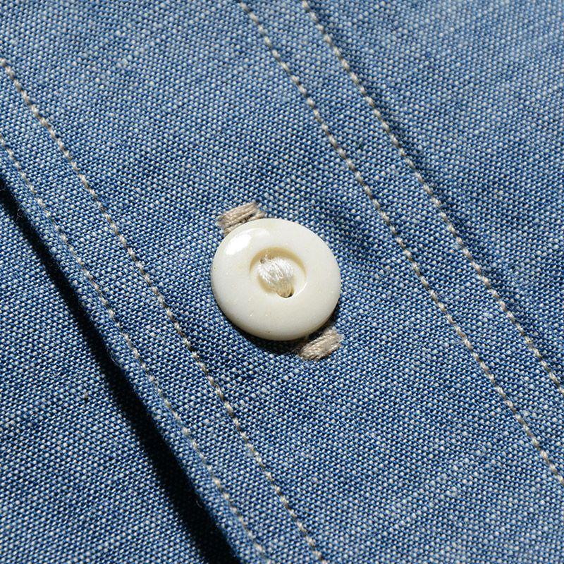 DELUXEWARE（デラックスウエア） 7623 56 INDIGO CHAMBRAY メンズ 長袖