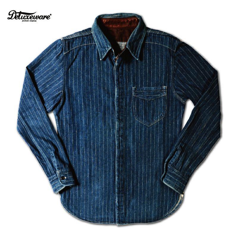 DELUXEWARE（デラックスウエア） 7630A[DENIM NEL SHIRT] : UNIQUE
