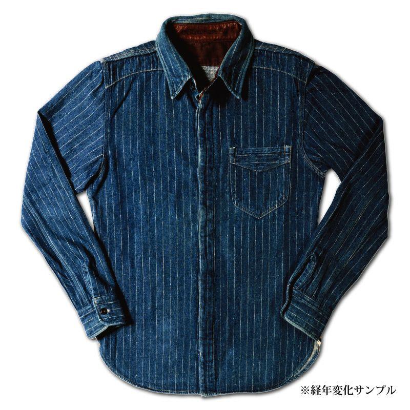 Deluxeure DELUXE WAREデラックスウエア ネルシャツ DELUXEWARE（デラックスウエア） 7630A[DENIM NEL SHIRT] : UNIQUE