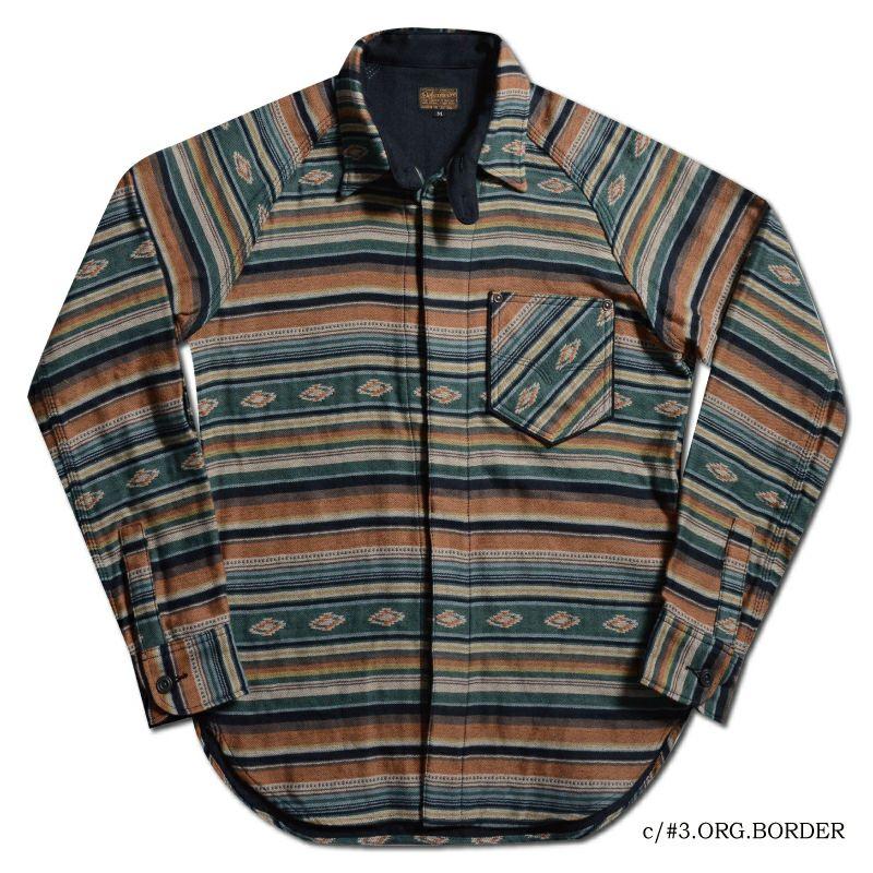 DELUXEWARE（デラックスウエア） 7649C[40S NATIVE BORDER]:ORG.BORDER