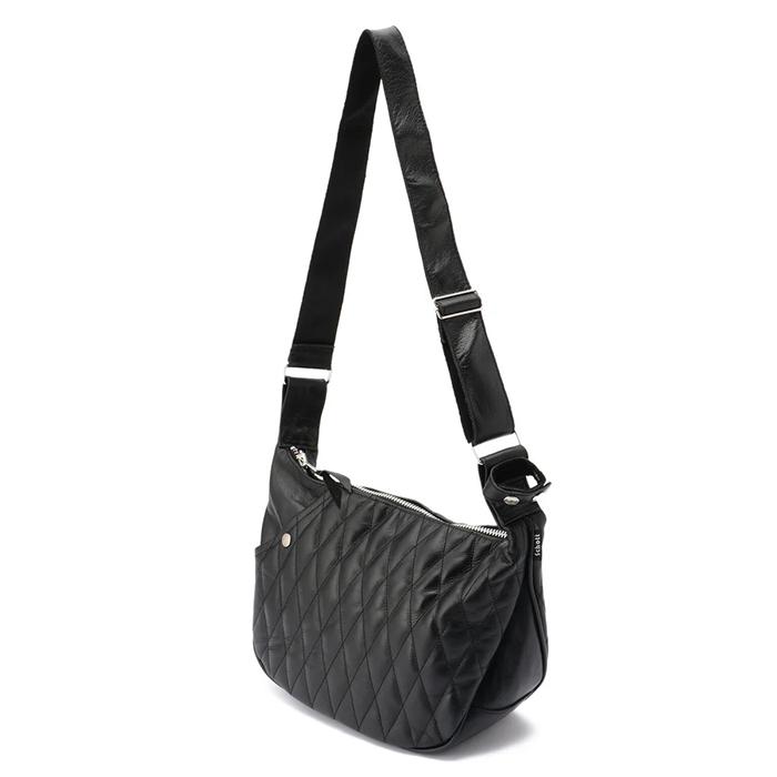 SCHOTT（ショット） PADDED BANANA BAG/バナナバッグ:ブラック