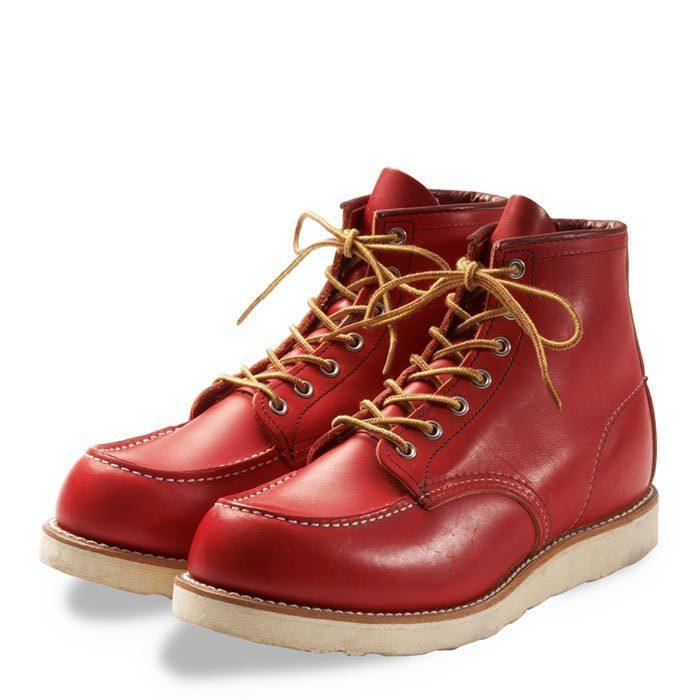 RED WING レッドウィング STYLE NO.8875  6" Classic Moc  6インチ クラシックモック オロラセット 赤茶 メンズ レザー ブーツ 送料無料｜unique-jean