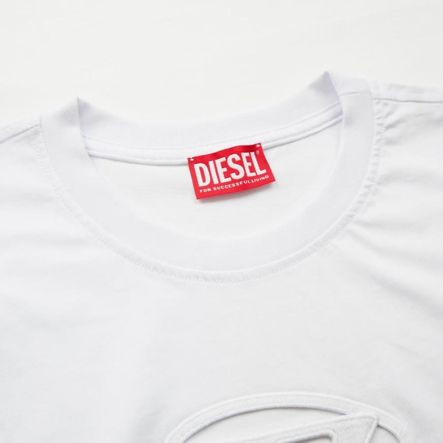 DIESEL ディーゼル A15096 T-Buxt-Crop-Od ホワイト レディース DIESEL ディーゼル A15096 T-Buxt-Crop-Od ホワイト レディース
