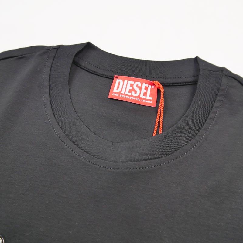 DIESEL メタルロゴ Tシャツ ディーゼル DIESEL ディーゼル DIESEL Tシャツ メンズ 半袖 T