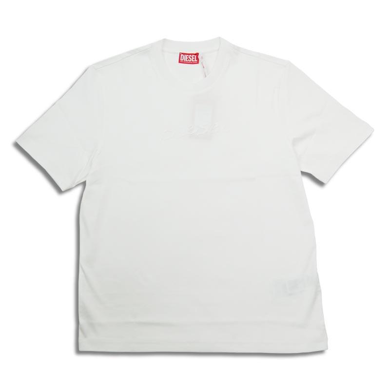 DIESEL（ディーゼル） A15268 T-Madjust-K2 ラバー ロゴ プリント T