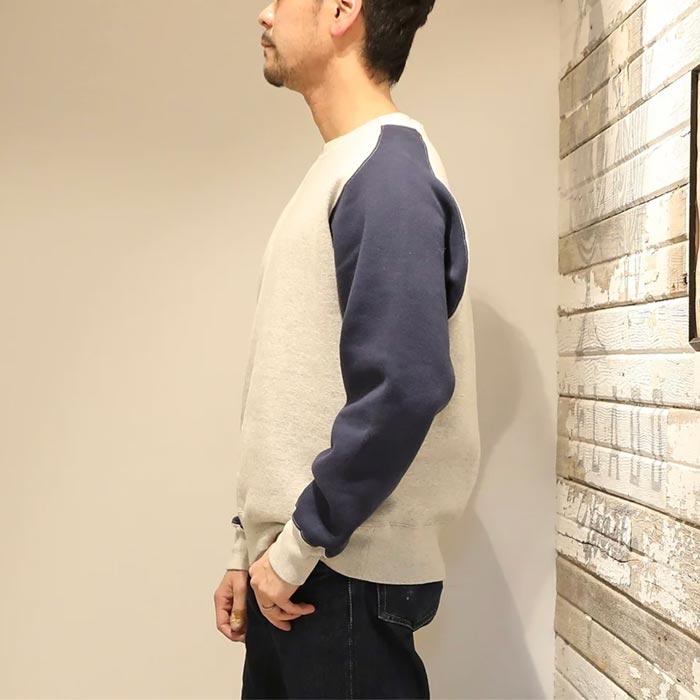 JELADO ジェラード AB82250 Champs Sweat Shirt 2 Tone ソルトアンド 