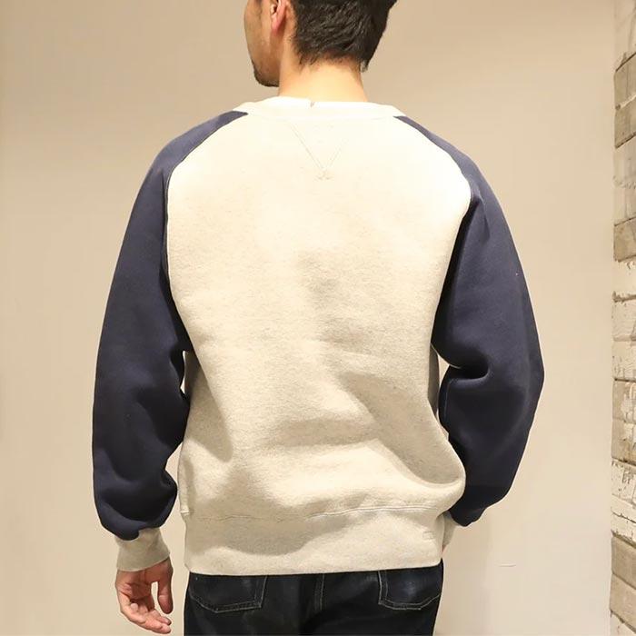 JELADO ジェラード AB82250 Champs Sweat Shirt 2 Tone ソルトアンド 