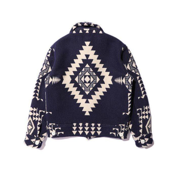 JELADO / ジャケット/M/ウール/NVY/総柄 JELADO（ジェラード） ジェラード