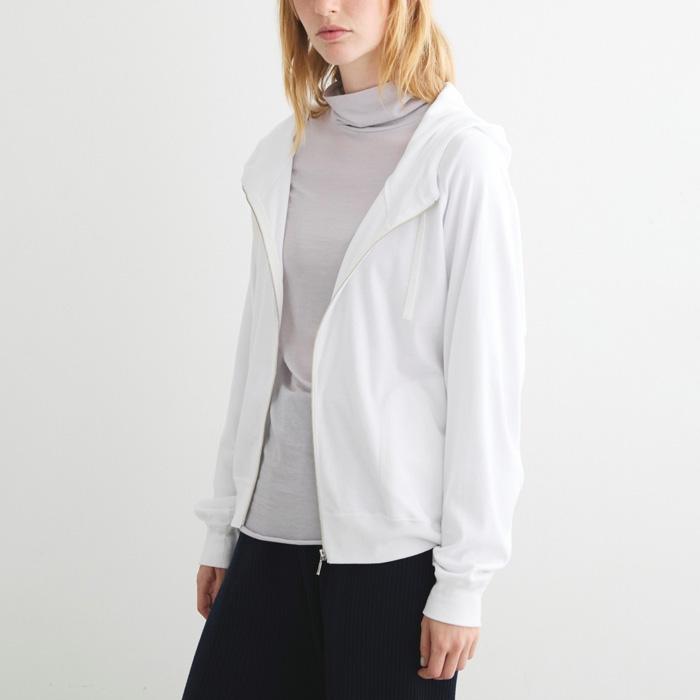 three dots スリードッツ AG7001Y Organic cotton knit zip hoody 